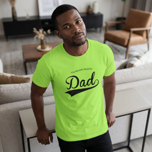 La mejor camiseta de papá del mundo - blanco o cla