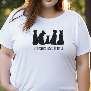 La mejor camiseta de perro de amiga de mujer