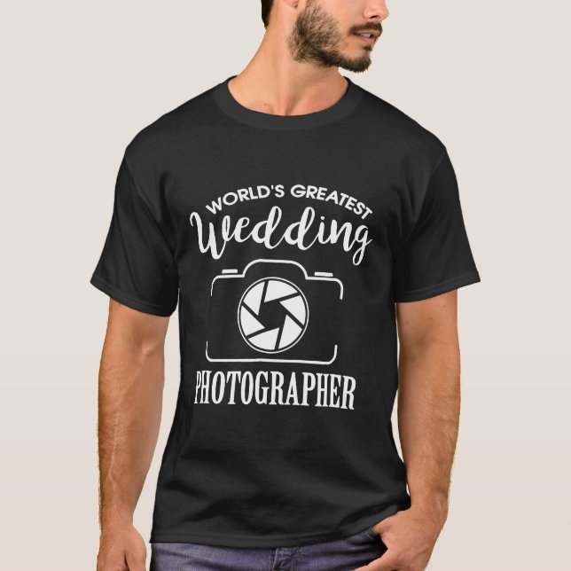 La mejor camiseta de un Boda fotógrafo (Anverso)