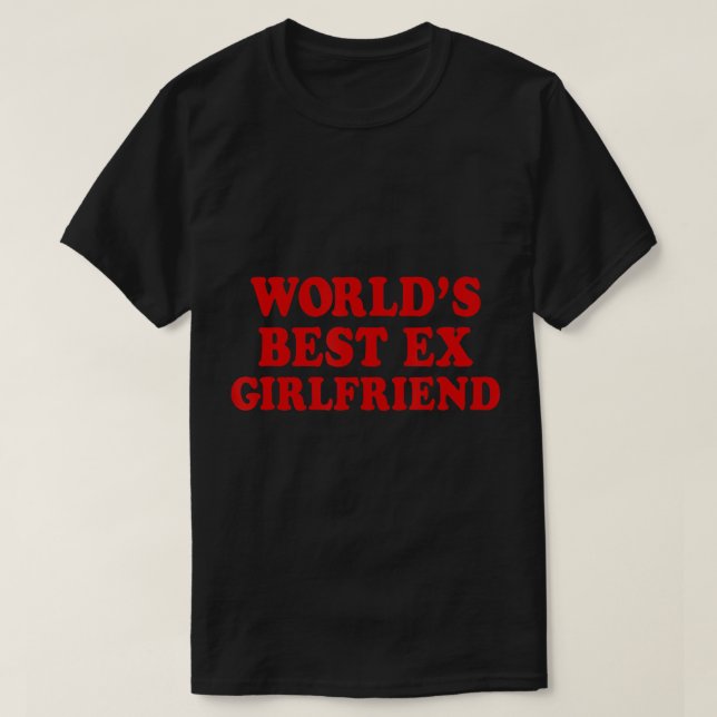 La mejor camiseta de una ex novia del mundo (Diseño del anverso)