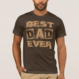 La mejor camiseta del día de padre del Grunge del