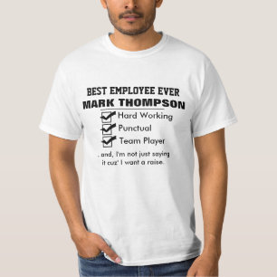 La mejor camiseta del empleado nunca