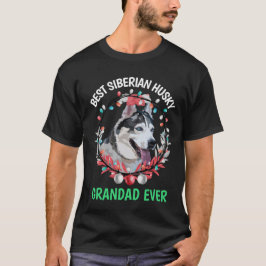 La mejor camiseta del Husky Husky Grandad Siberian