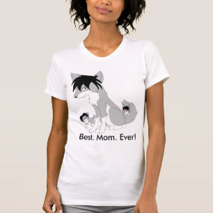 La mejor camiseta del lobo de la mamá nunca, cort