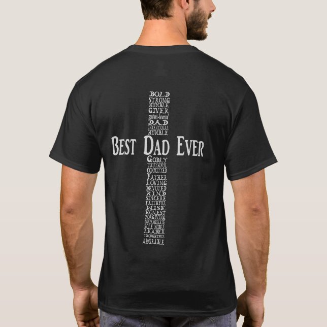 La mejor camiseta del papá nunca, regalo cristiano (Reverso)