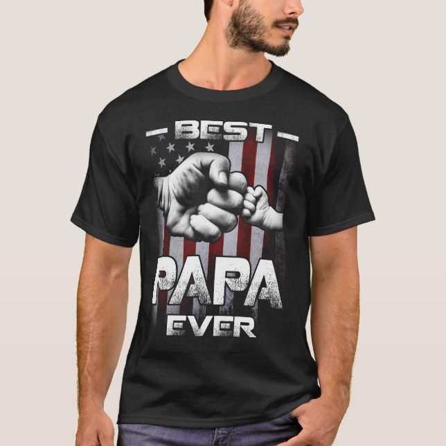 La mejor camiseta del Puño-topetón de la PAPÁ (Anverso)