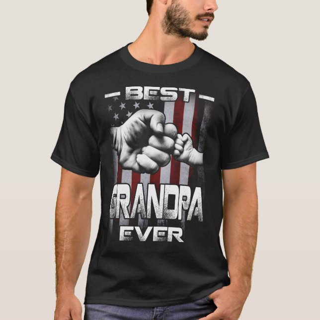 La mejor camiseta del Puño-topetón del ABUELO (Anverso)