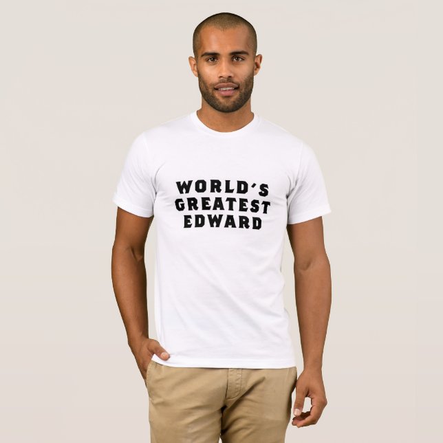 La mejor camiseta Edward (Anverso completo)