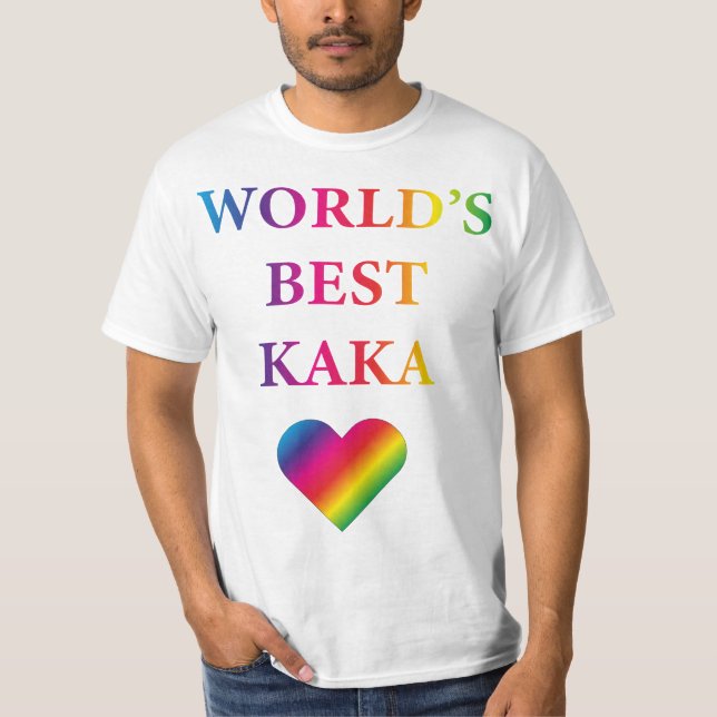 LA MEJOR Camiseta KAKA RAINBOW HEART (Anverso)