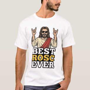 La Mejor Camiseta Religiosa de Rock Vintage Rosc E