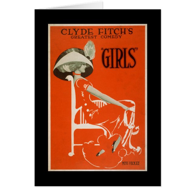 La mejor comedia de Clyde Fitch, el teatro "Chicas (Frente)