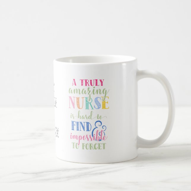 La mejor enfermera, taza de la enfermera, regalo (Derecha)