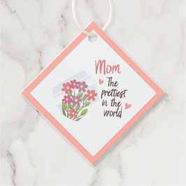 La mejor etiqueta de regalo de mamá - Día de las m