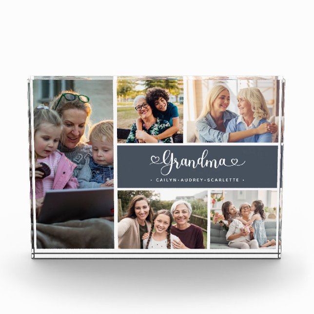 La mejor familia de Collages de fotos de la abuela (Anverso)