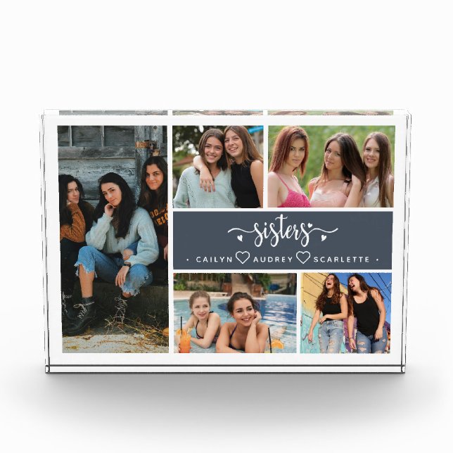 La mejor familia de las hermanas Collage de fotos (Anverso)