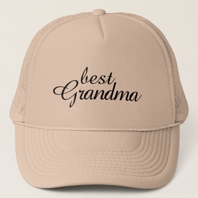 La mejor gorra de la abuela, regalo de moda de la  (Anverso)