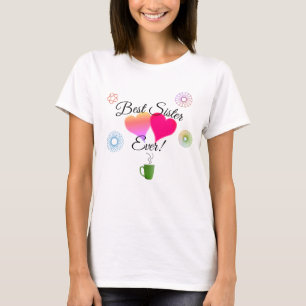 "¡La mejor hermana!" Camiseta