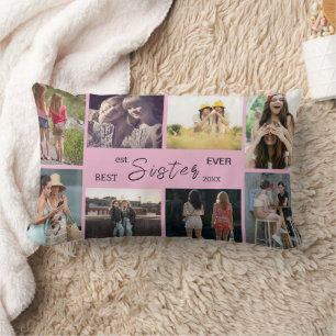 La Mejor Hermana del Mundo – Almohada con Collage