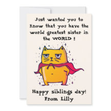 La Mejor Hermana Del Mundo | Felicitaciones Día De