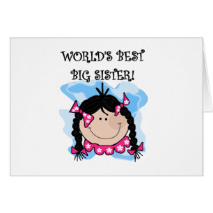 La mejor hermana grande del mundo cabelludo negro