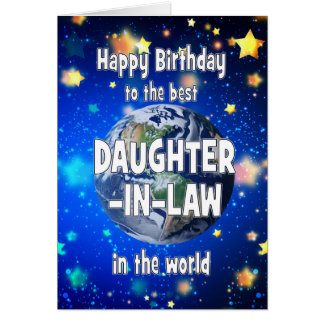 La mejor hija en derecho en el cumpleaños mundial