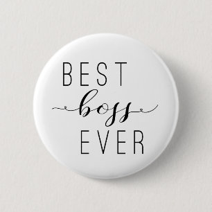 La mejor insignia del botón del jefe nunca