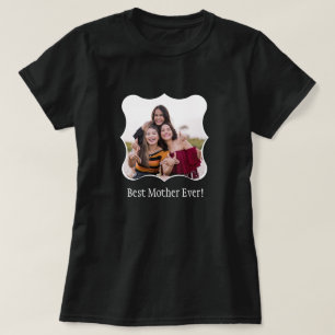 ¡La mejor madre! Camiseta del Personalizado fotogr