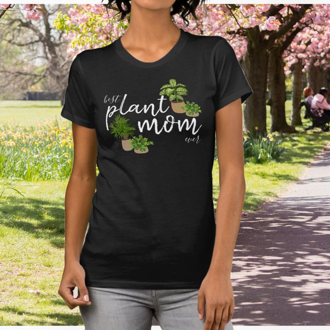 La mejor madre de planta jamás graciosa camiseta (Subido por el creador)