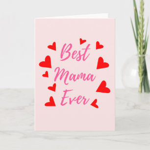 La mejor mamá de todas - Tarjeta del Día de la Mad