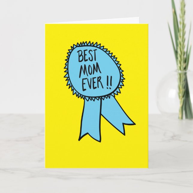 ¡La mejor mamá de todos! Día de la madre | Tarjeta (Anverso)