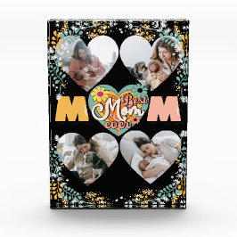 La mejor mamá de todos los corazones de forma foto