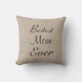 La mejor mamá de todos los tiempos almohada en la 