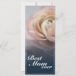 La mejor mamá de todos los tiempos con una rosa ro