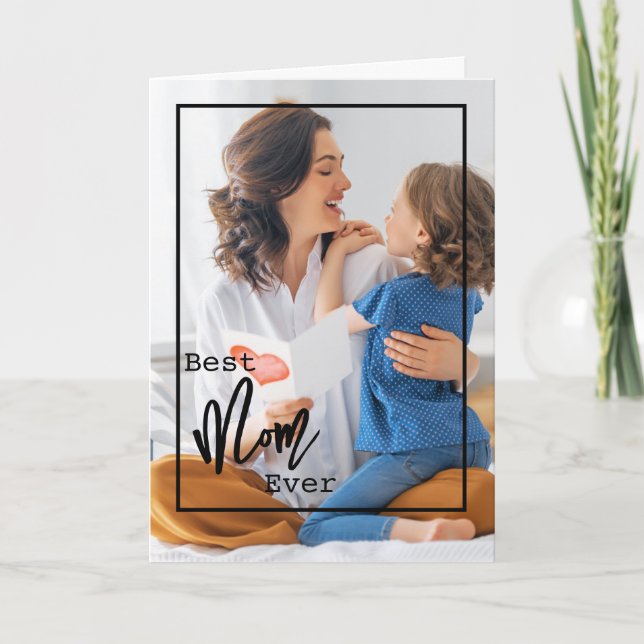 La mejor mamá de todos los tiempos | Tarjeta fotog (Anverso)