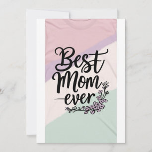 ¡La mejor mamá de todos!, tarjeta de regalo de Día