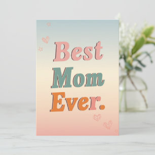 La mejor mamá del día de la madre: mariposas flora