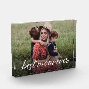 La Mejor Mamá del Mundo Foto Personalizada Día de 