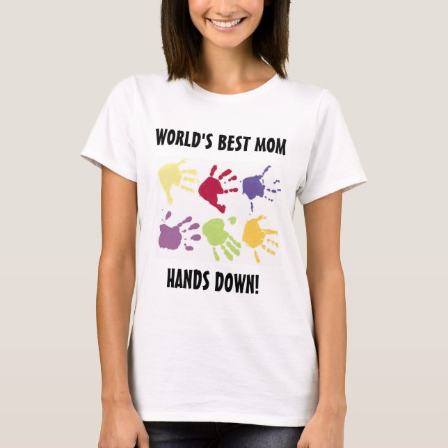 La mejor mamá del mundo impone la camiseta (Anverso)