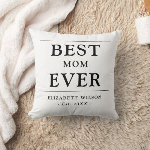 La Mejor Mamá del Mundo Regalo para Mamás Almohada