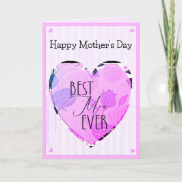 La mejor mamá del mundo Tarjeta del Día de la Madr