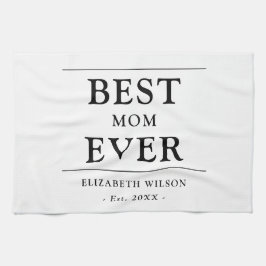 La mejor mamá jamás las madres dan toallas de coci