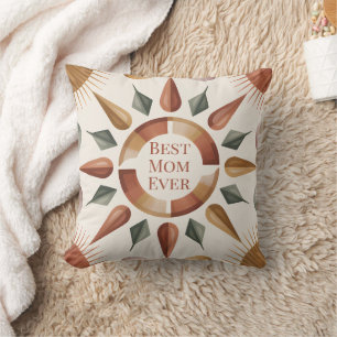 La Mejor Mamá Regalo de Almohada Boho