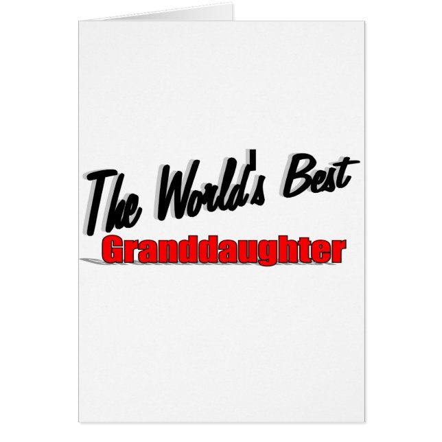 La mejor nieta del mundo (Frente)