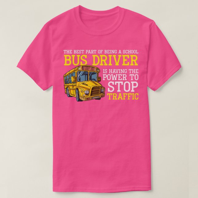 La Mejor Parte De La Camisa De Conductor De Autobú (Diseño del anverso)