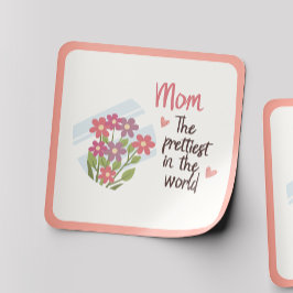 La mejor Pegatina de mamá - Regalo del Día de la M