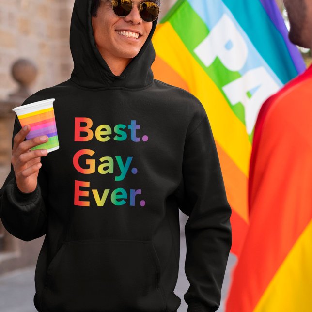 La mejor sudadera con bandera arcoíris LGBT de tod (Subido por el creador)