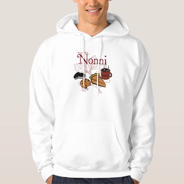 La mejor sudadera con capucha de Nonni del mundo (Anverso)
