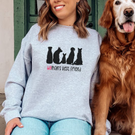 La mejor sudadera de perro amiga de la mujer