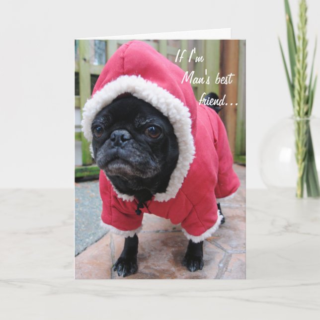 La mejor tarjeta de amigo del hombre (Anverso)