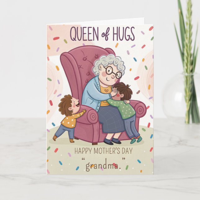 La mejor tarjeta de bienvenida de la abuela (Anverso)